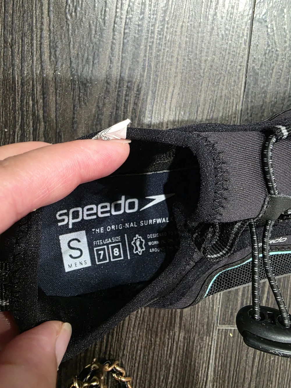 Speedo Men's Black Surfwalker Pro Water Shoes - Size: S (7-8)